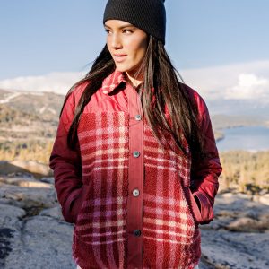 Vineyard Shacket: Brick Plaid